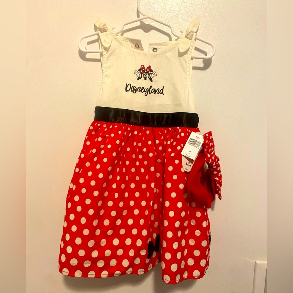 NWTs Disney Minnie Mouse 3 pc dress set size 3T